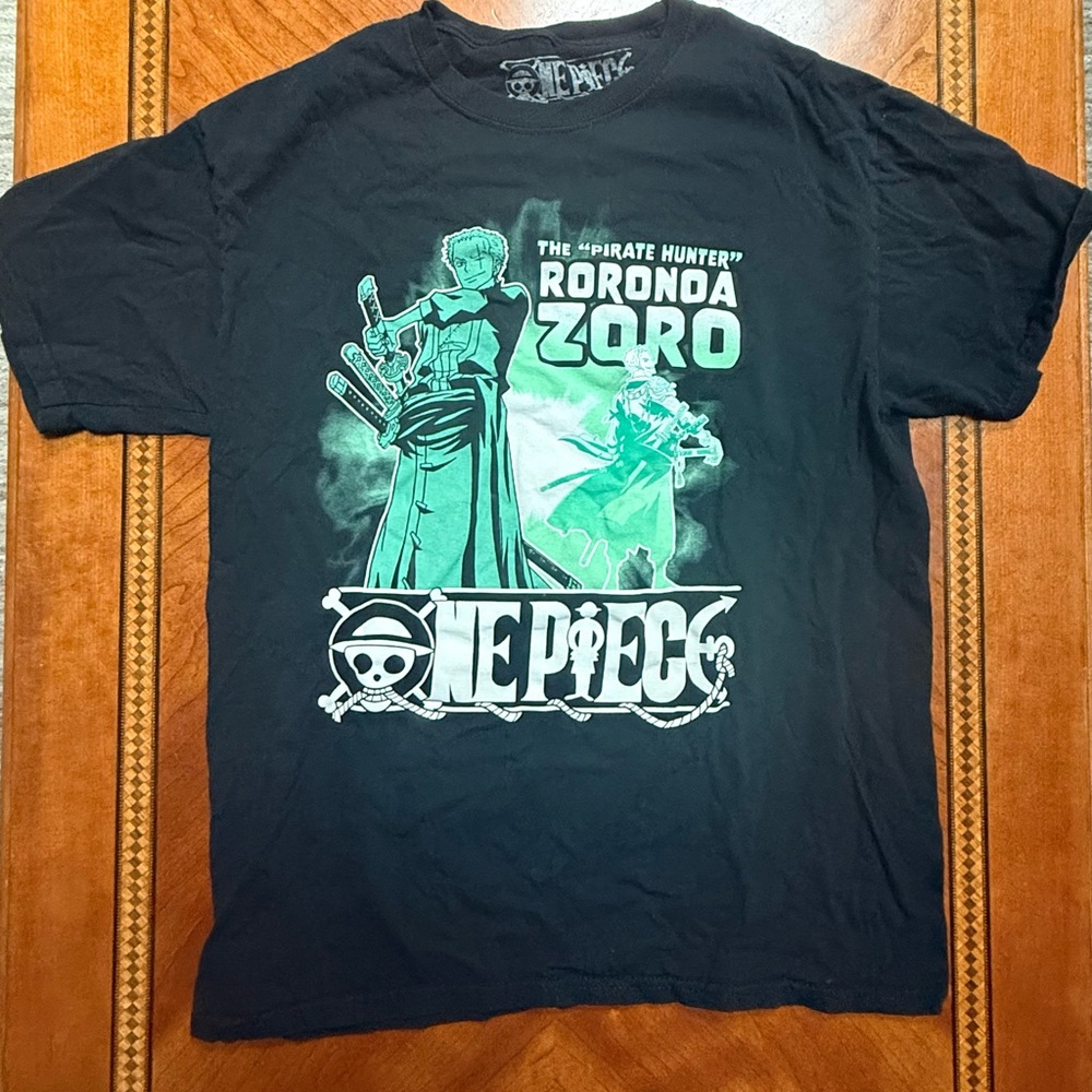 Spencer's Black and Green Anime Graphic Tee
